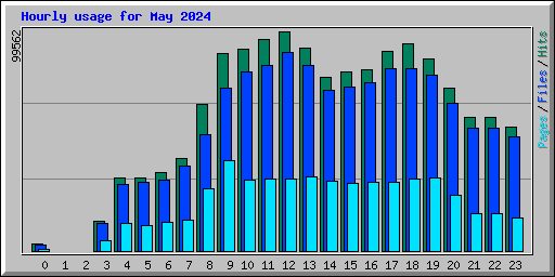 Hourly usage for May 2024