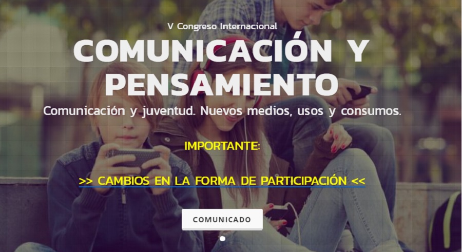 V Congreso Internacional de Comunicación y Pensamiento online