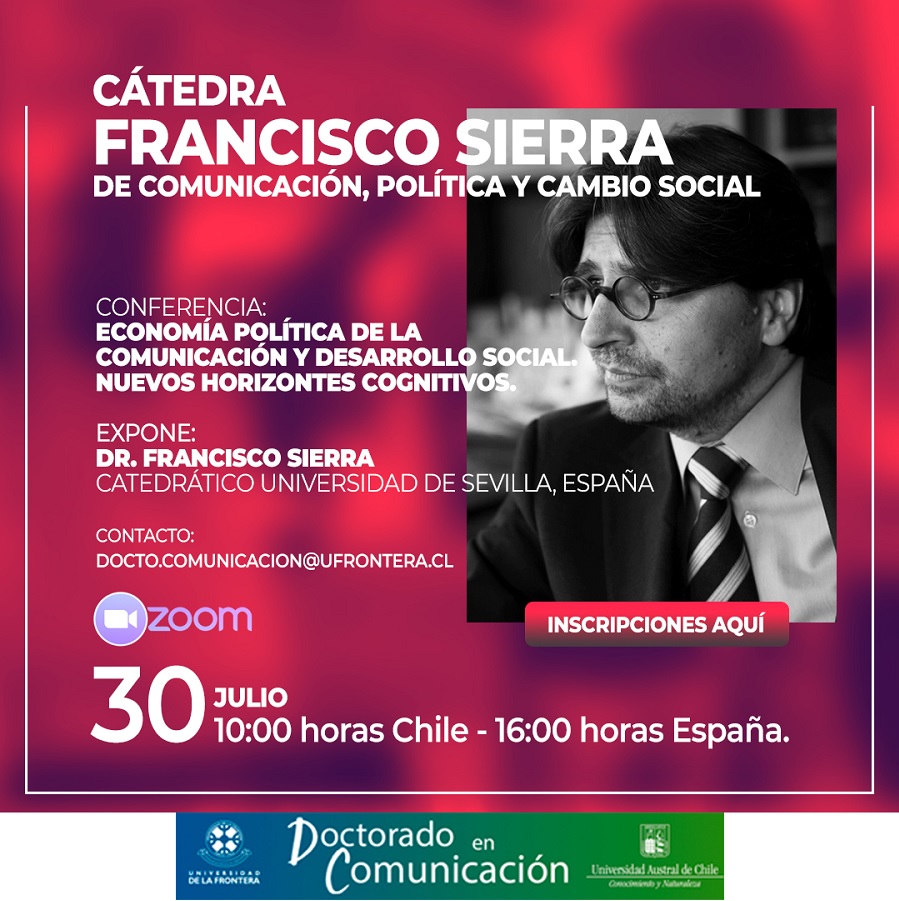 Francisco Sierra inaugura un programa internacional de de posgrado en Chile
