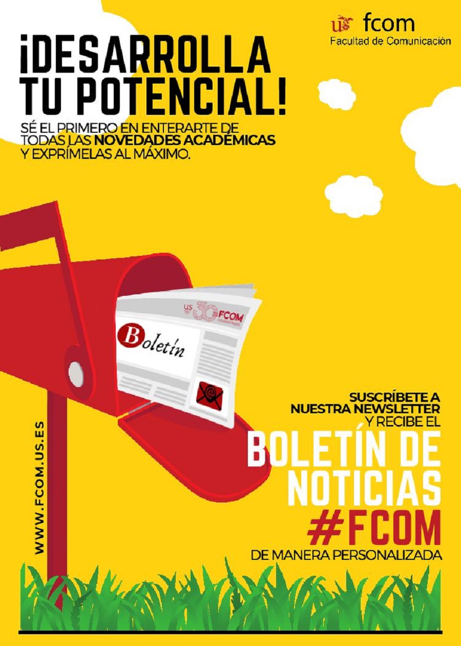 Suscríbete al Boletín de noticias de la FCom (#FComContigo)