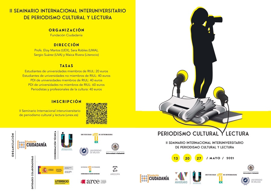 II Seminario Internacional Interuniversitario de periodismo cultural y lectura