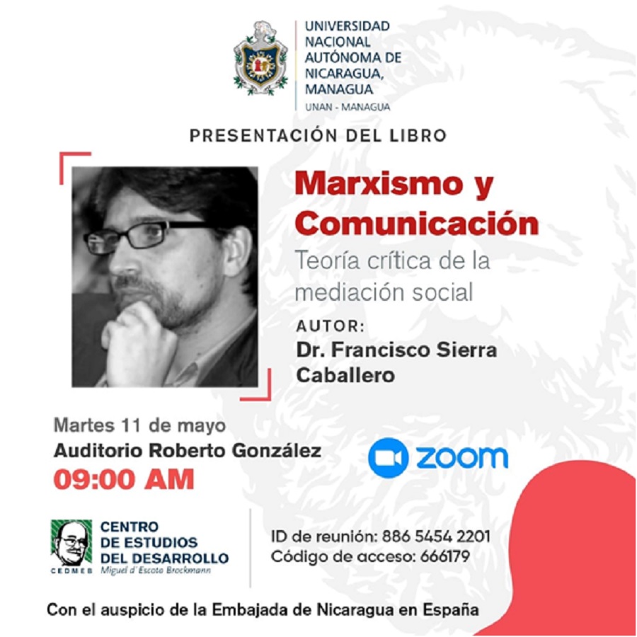 Presentación para Nicaragua de “Marxismo y Comunicación”, de Francisco Sierra