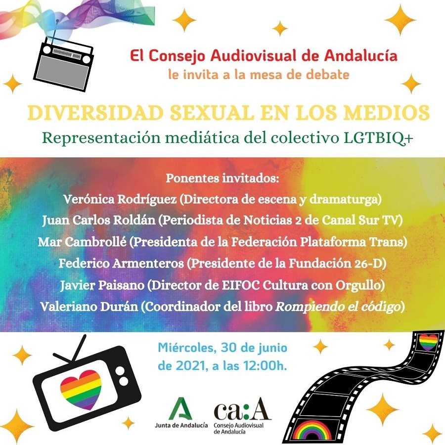Valerio Duran en el debate “Diversidad sexual en los medios”