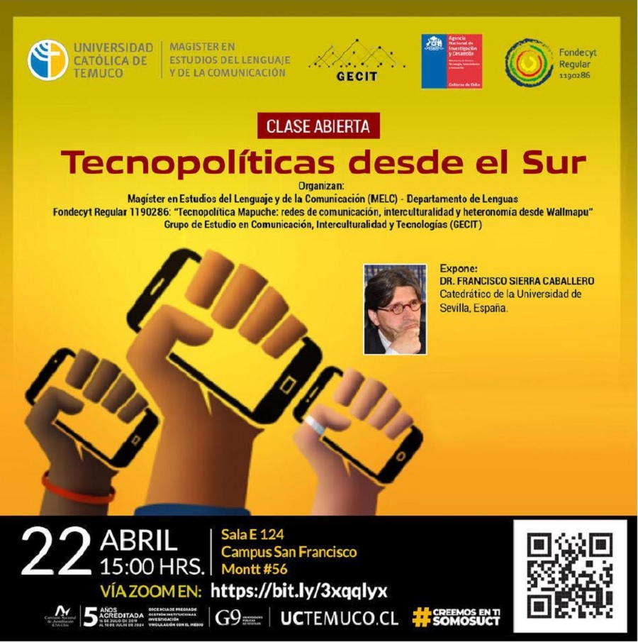 Conferencia de Francisco Sierra en la Universidad Católica de Temuco