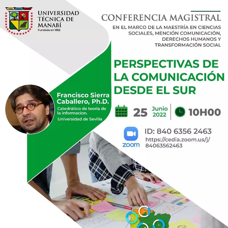 Francisco Sierra, conferencia en la Universidad Técnica de Manabí (Ecuador)