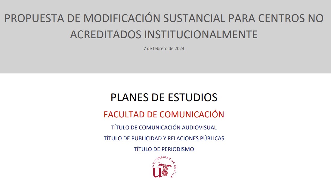 Propuesta planes de estudios