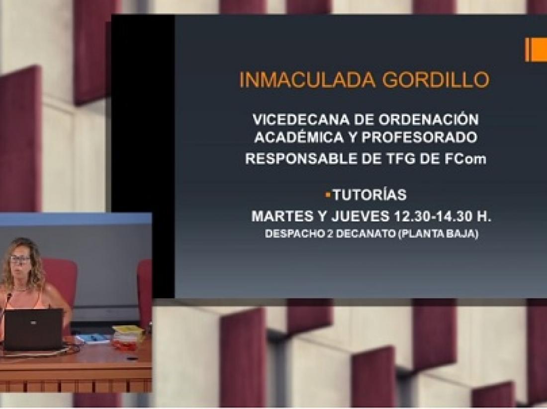 sesión tfg
