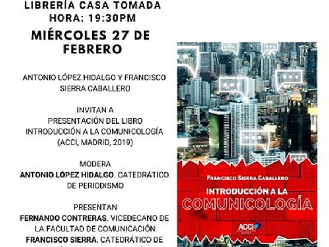 presentación libro comunicología