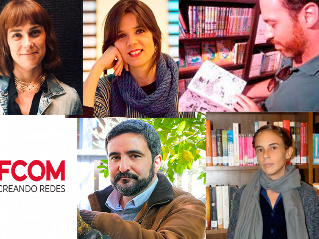 Dejaron Huella: Sara Mesa, Daniel Ruiz, Lara Moreno, Coradino Vega, María Alcantarilla y Daniel Moran, egresados de la FCom