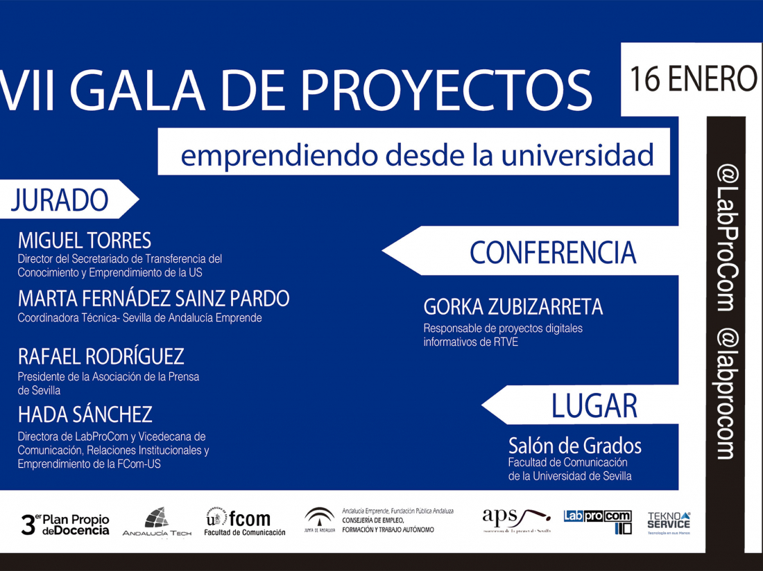 La VII Gala de “Proyectos 2.0 en Acción. Emprendiendo desde la universidad”