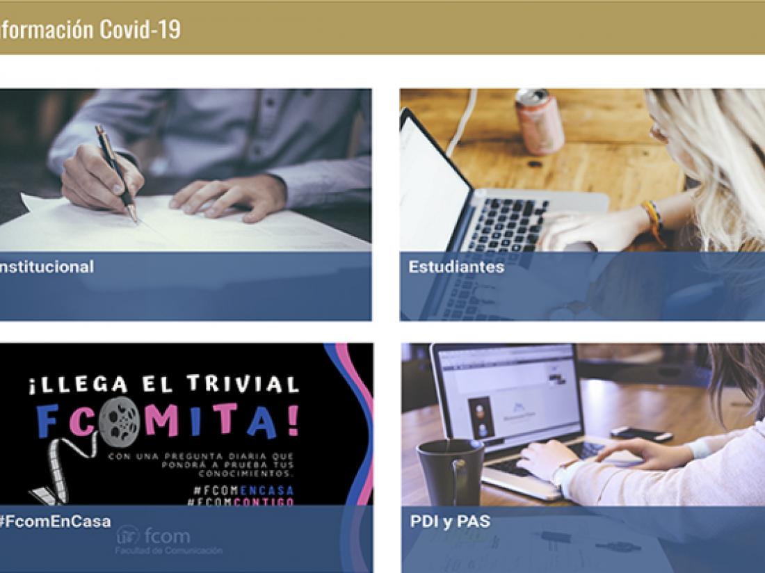 Nuevo apartado dedicado al Covid-19 en la web de la FCom