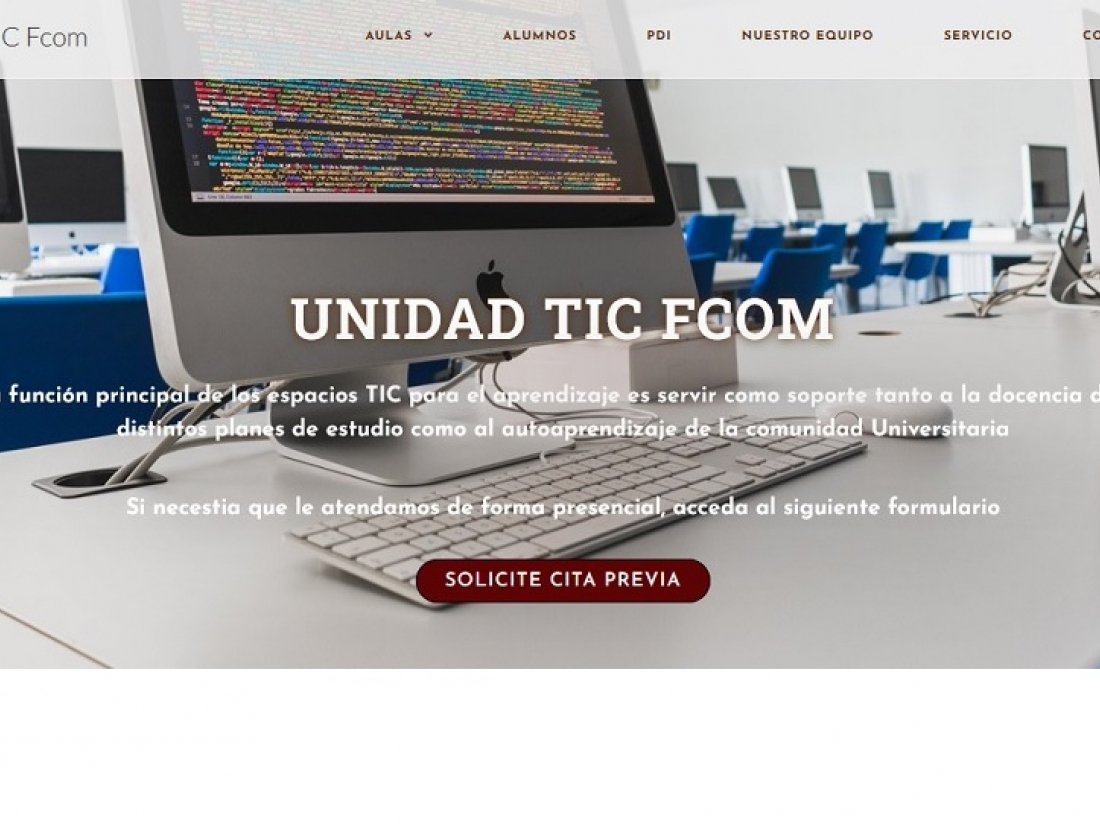 Nuevo servicio de Unitic Apoyo a la Docencia de la FCom