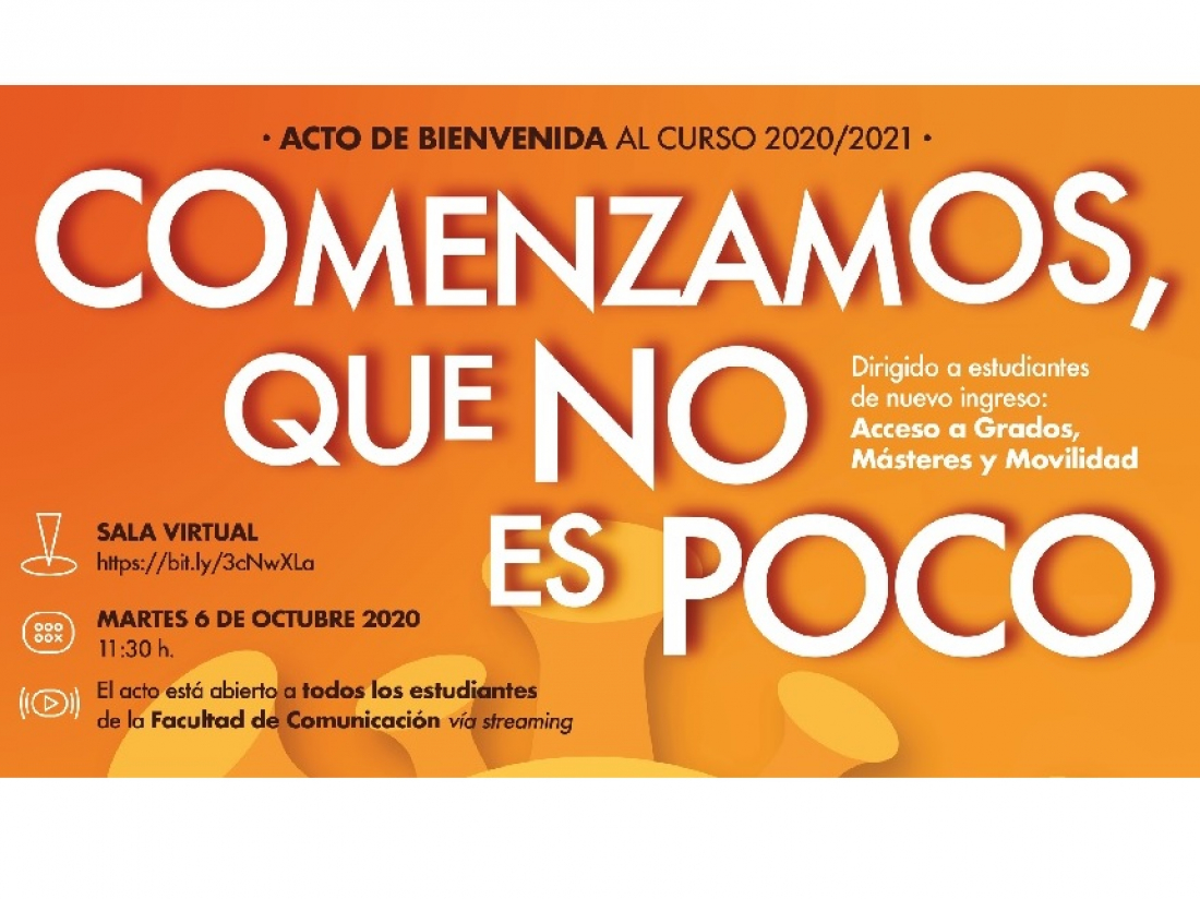 Mensaje del decanato de la FCom al profesorado en el inicio del curso