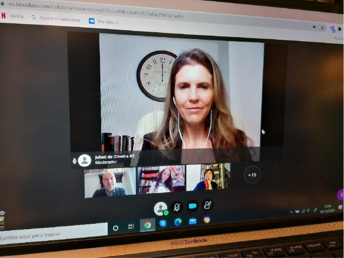 Julieti Sussi de Oliveira obtiene Sobresaliente en su tesis en la FCom