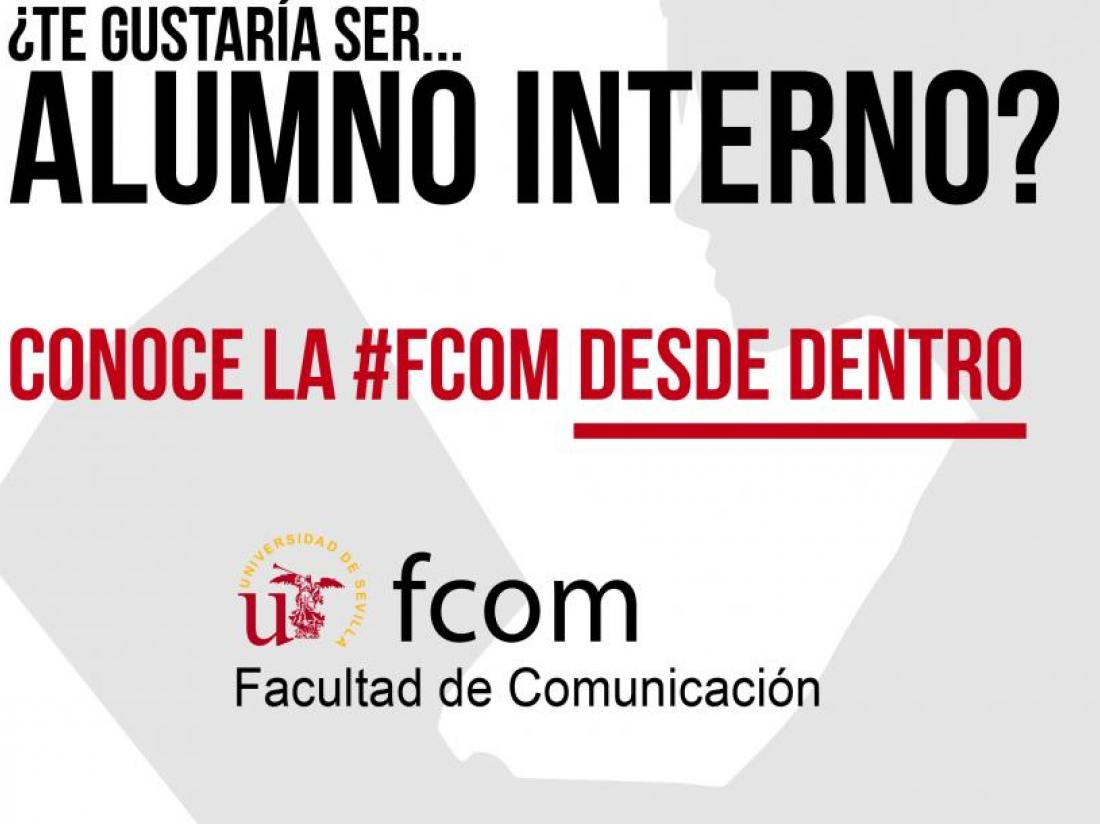 Convocatoria de Estudiantes Internos en la FCom