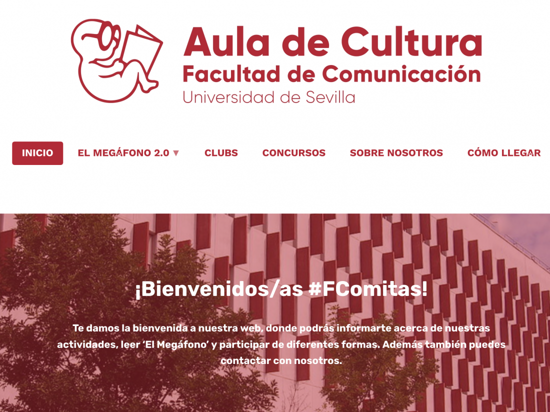 El Aula de Cultura de la FCom estrena página web