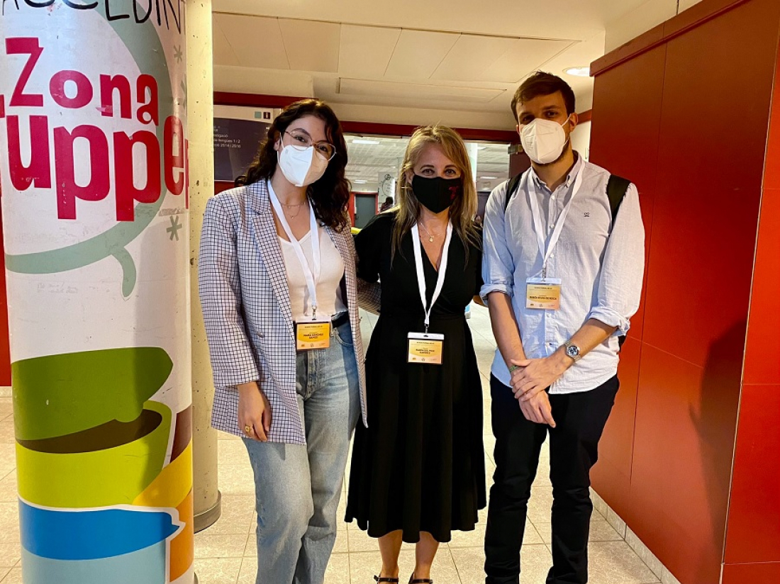 María Sánchez y Rubén Ricas, Premios Joven de AE-IC
