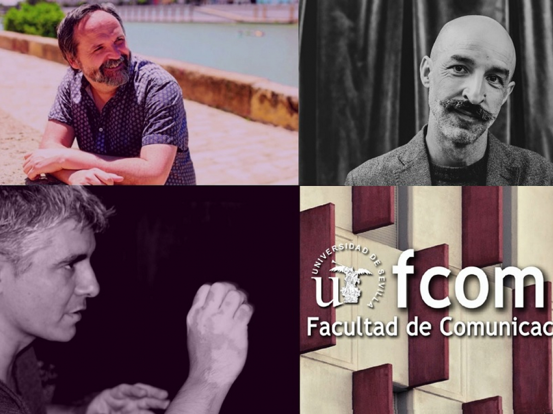 Braulio Ortiz Poole, Jesús Carrasco y Juan Bonilla en la FCom