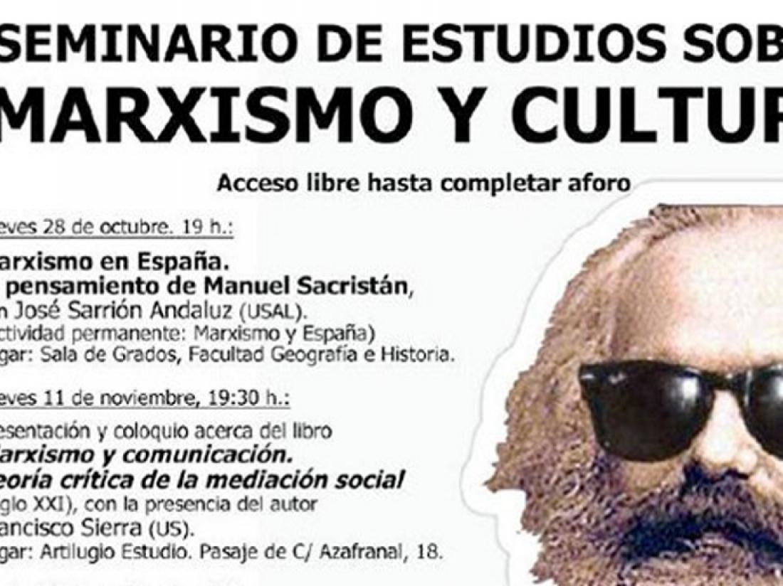 Francisco Sierra en el Seminario de Estudios sobre Marxismo y Cultura