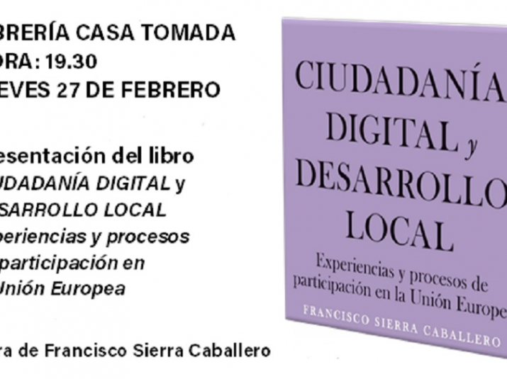 Francisco Sierra presenta "Ciudadanía digital y desarrollo local"