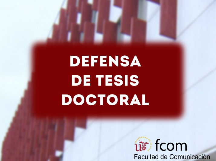 Gloria Ruiz Blanco defiende el 4 de diciembre su tesis doctoral en la FCom