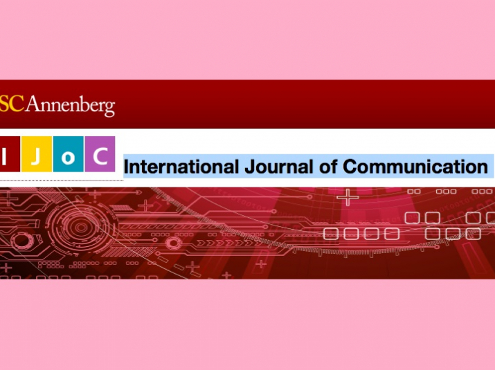 José Candón y David Montero publican en el International Journal of Communication