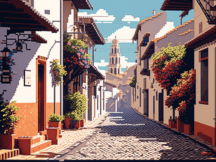 “Pixel Art” de la web DIGRA 2023, Sevilla.