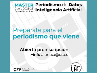 Máster en Periodismo de Datos e Inteligencia Artificial