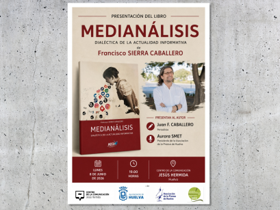 Francisco Sierra presenta en Huelva su nuevo libro Medianálisis. Dialéctica de la actualidad informativa