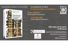Francisco Sierra presenta libro en la Universidad de Salamanca