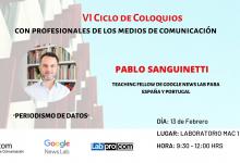 VI Ciclo de Coloquios en la FCom con el periodista Pablo Sanguinetti 