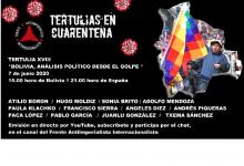 Francisco Sierra participa en conversatorio digital contra el golpe de estado en Bolivia