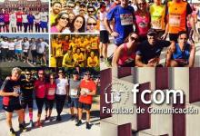 Equipo de la FCom en las Carreras Populares de Sevilla