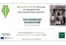 Presentación de “Historia del periodismo local en la provincia de Sevilla”