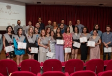 Alumnos y autoridades del Máster en Guión, Narrativa y Creatividad Audiovisual