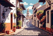 “Pixel Art” de la web DIGRA 2023, Sevilla.