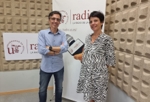 Rojas con la visita de Radio Kampus