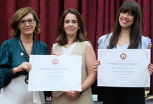 Mar Rubio y Marina Ramos premiadas