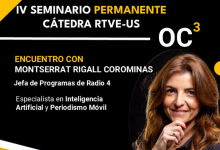 Montserrat Rigall en la Cátedra RTVE-US