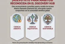 La revista Ámbitos entra en el Diamond Discovery Hub (DDH), el índice europeo de revistas en acceso abierto diamante