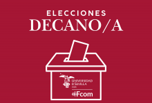 Publicada la relación provisional de candidaturas a las elecciones a decano/a