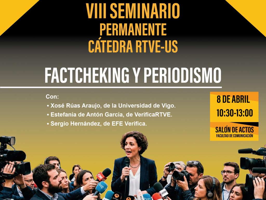 El VIII Seminario de la Cátedra RTVE-US reúne a expertos en  periodismo y factcheking