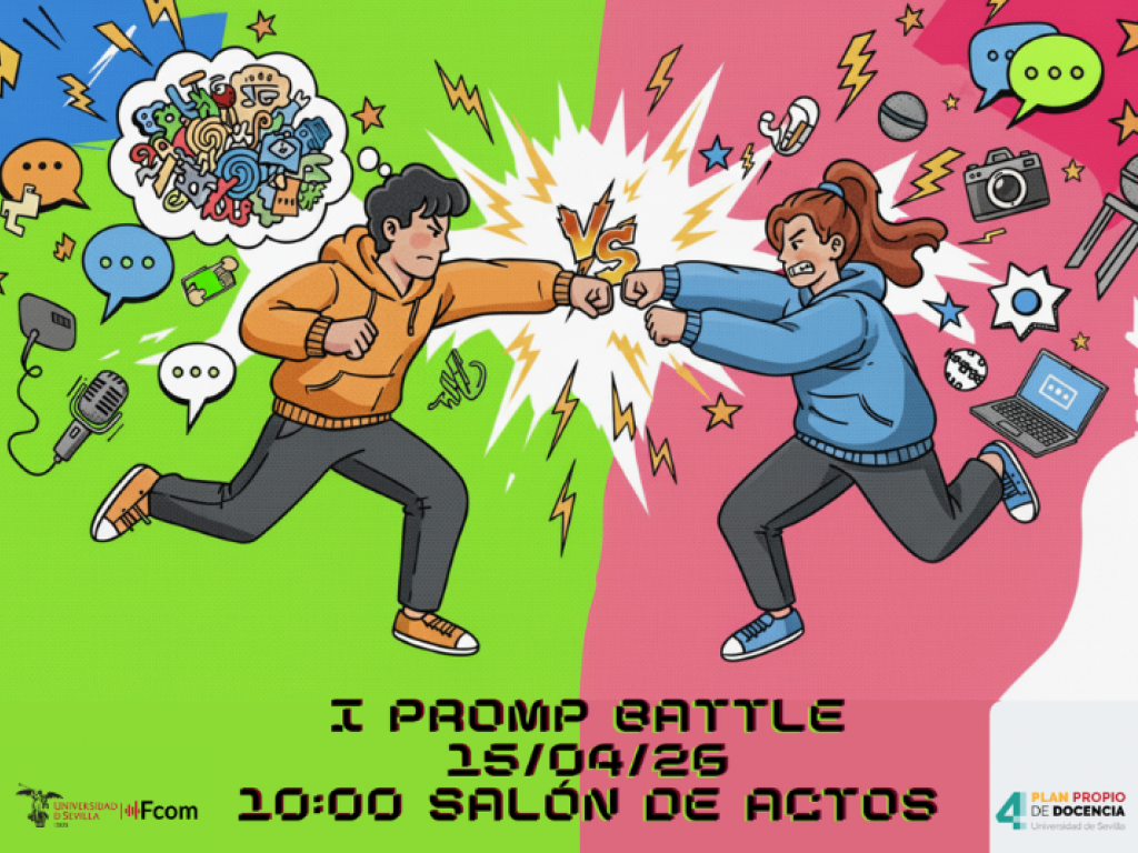 Llega la I Prompt Battle a la Facultad de Comunicación: creatividad e inteligencia artificial en directo